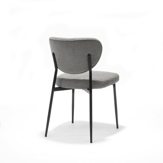 Comfortabele stoel in grijze bekleding