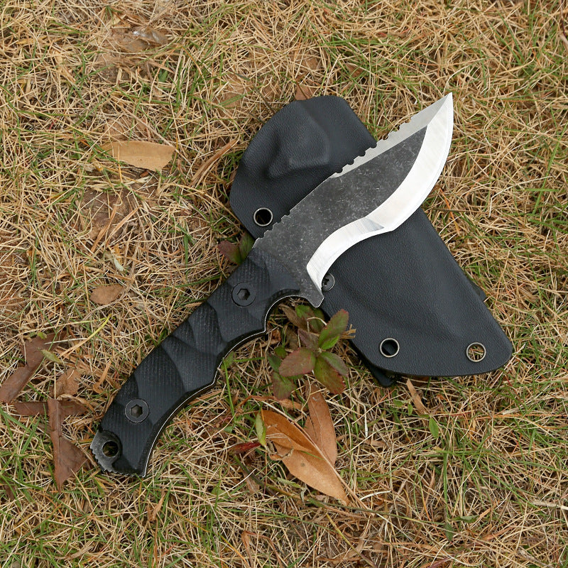 Outdoor Survival Straight Knife Self-defense Portable Knife