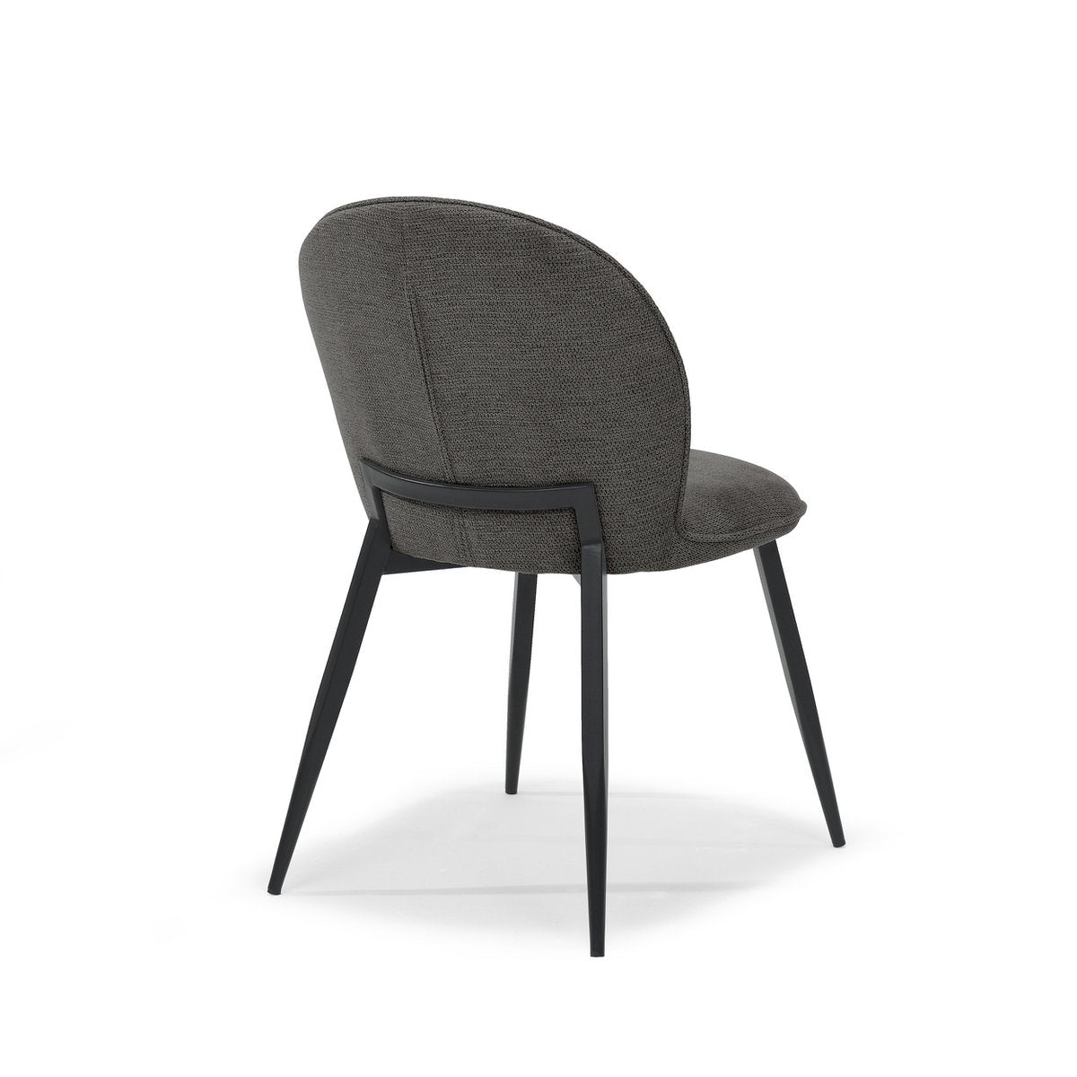 Comfortabele stoel in antraciet bekleding