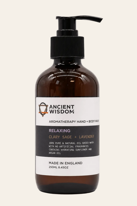 LMW Wellness-Care Aromatherapie hand en douchegel met salie en lavendel geur, aanvullende productweergave