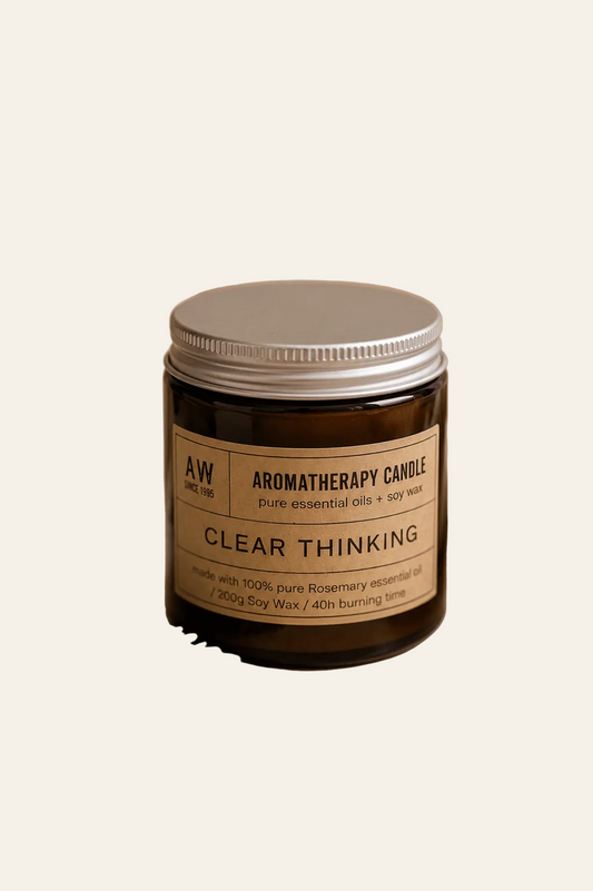 Aromatherapie sojawaskaars voor een heldere geest