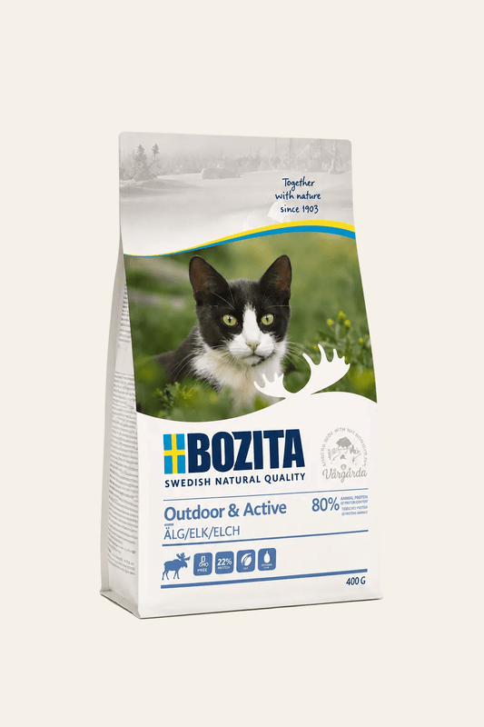 Bozita outdoor & active eland premium kattenvoeding 400 g.
