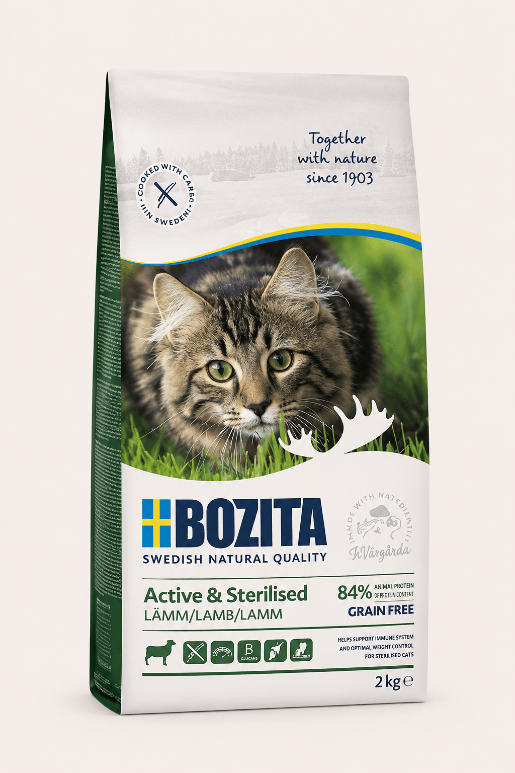 Bozita kattenvoer met lam voor volwassen katten