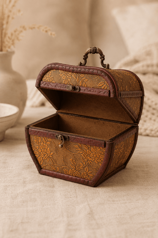 Boîte vintage style pomme années 1920