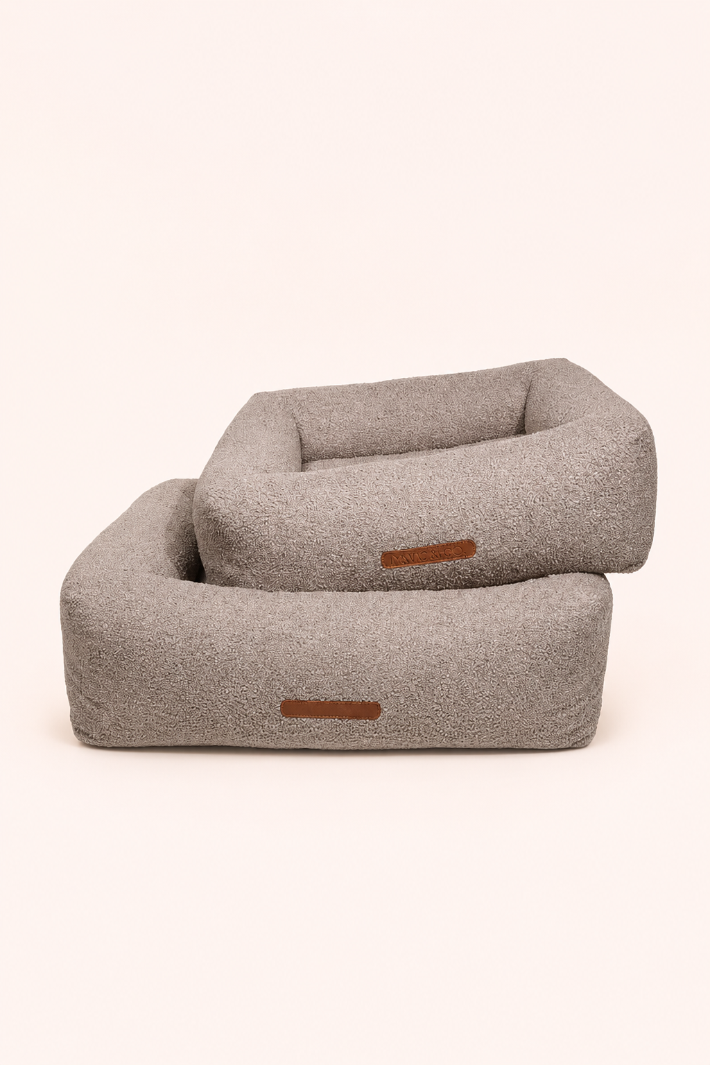 Caprice luxe hondenmand in bouclé stof