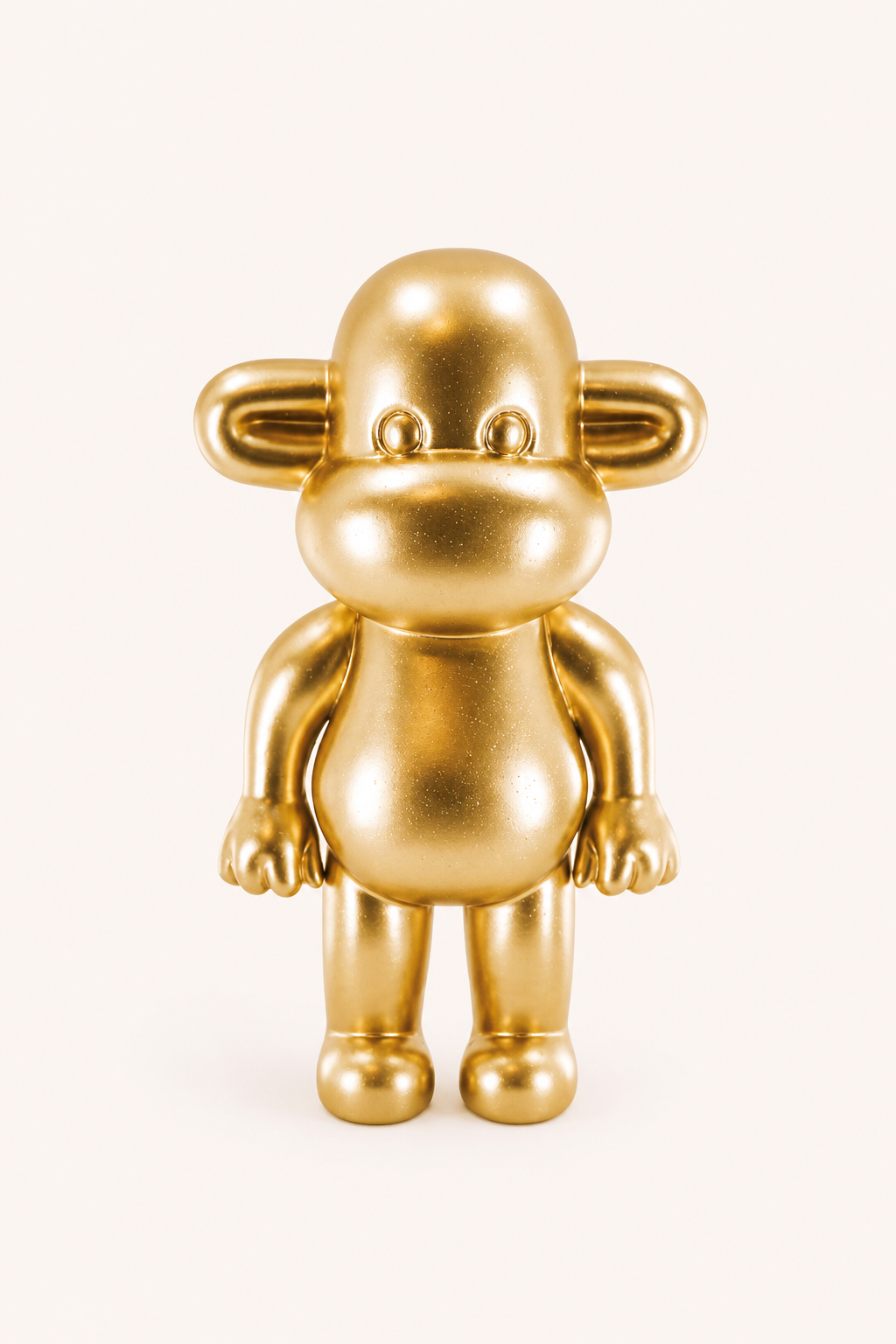 Gouden aap beeldje