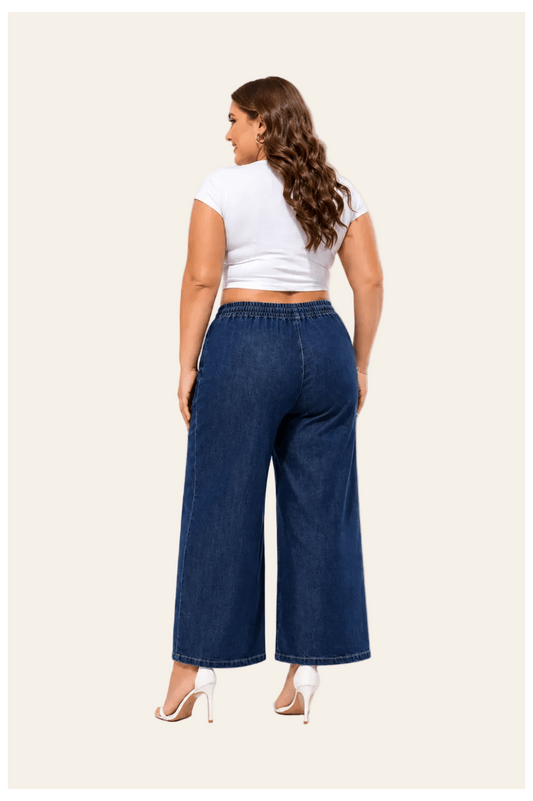 Jeans met wijde pijpen