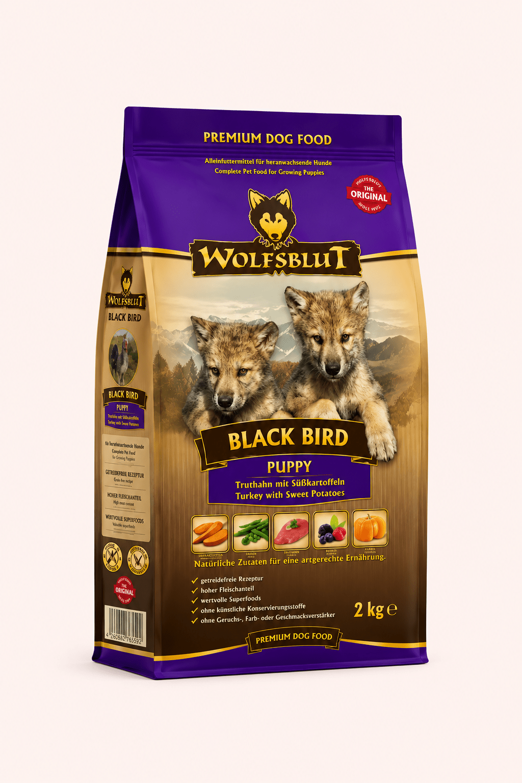 Wolfsblut Black Bird Puppy graanvrij puppyvoer 2 kg