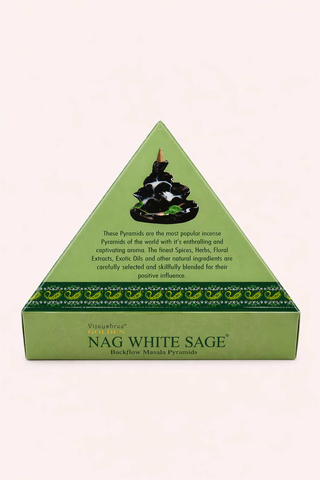 Wierookkegels backflow witte salie gouden nag