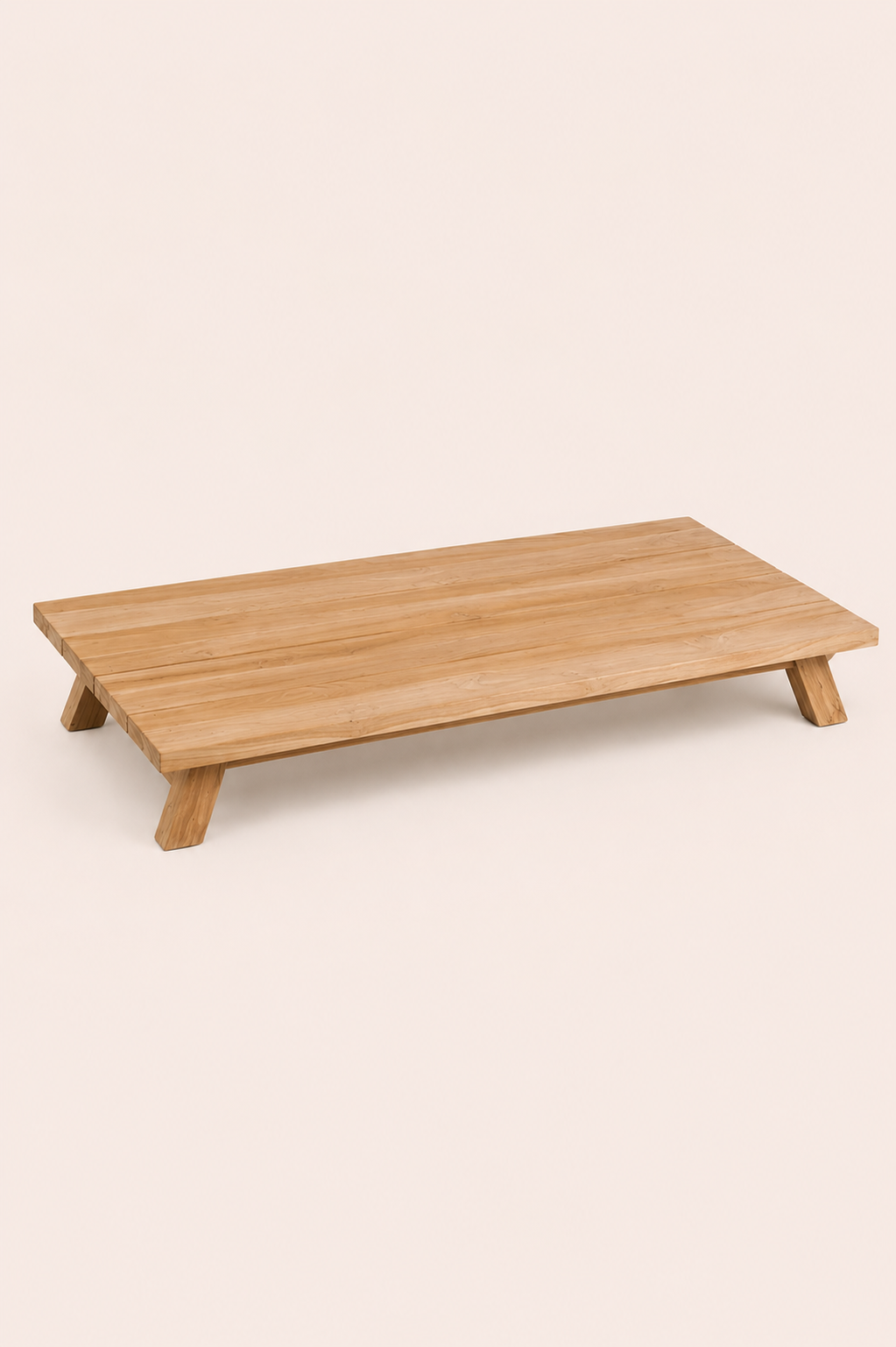 Umalas salontafel buiten gerecupereerd teakhout