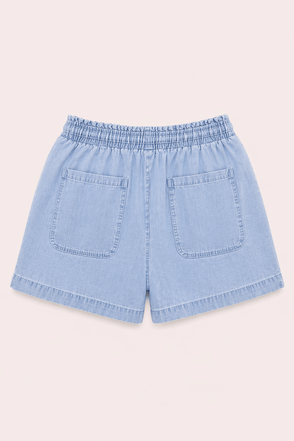 Short vaquero azul de talle alto