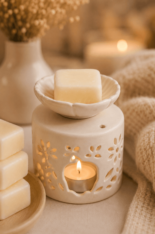 Windermere geurgeschenkset met wasmelts en oliebrander