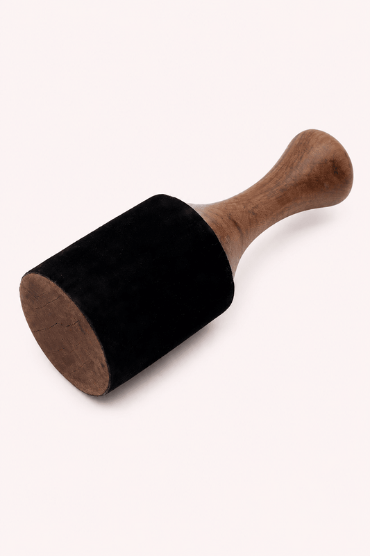 Extra grote houten koningsstok voor klankschalen