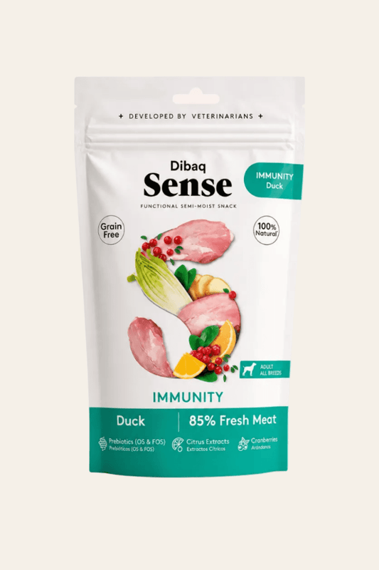 Dibaq Sense immuniteit eend hondensnack 100g