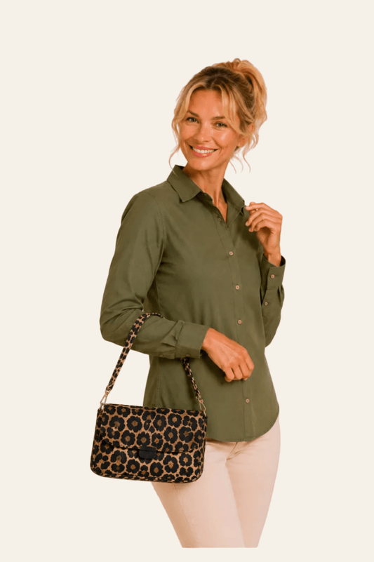 Kate leopard crossbody bag met panterprint