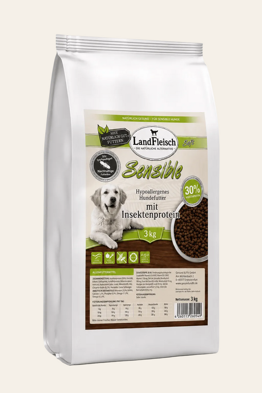 Landfleisch Dog Sensible hondenvoer met insecteneiwit