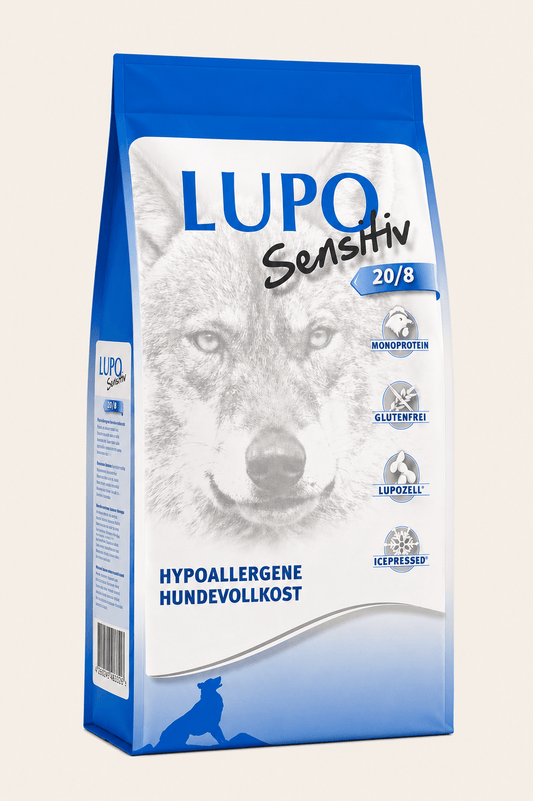 Lupo Sensitiv 20/8 hypoallergeen hondenvoer graanvrij 5kg