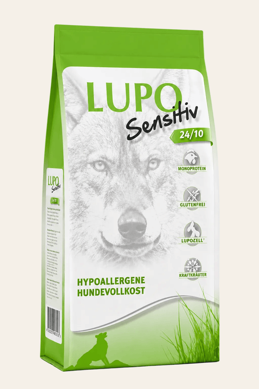 Lupo Sensitiv 24/10 hypoallergeen koudgeperst hondenvoer 5kg