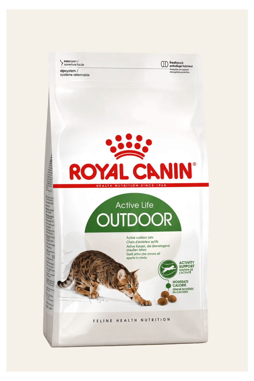Royal Canin kattenvoer voor buitenkatten feline outdoor active life 400g