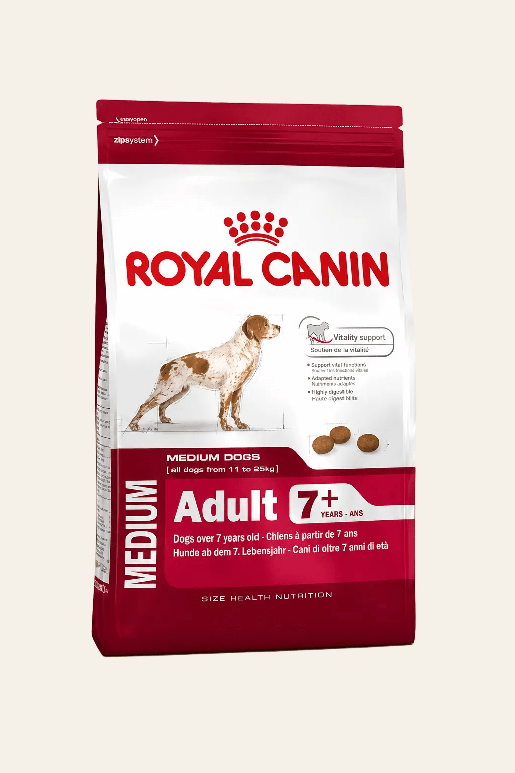Royal Canin medium adult 7+ hondenvoer senior 4 kg