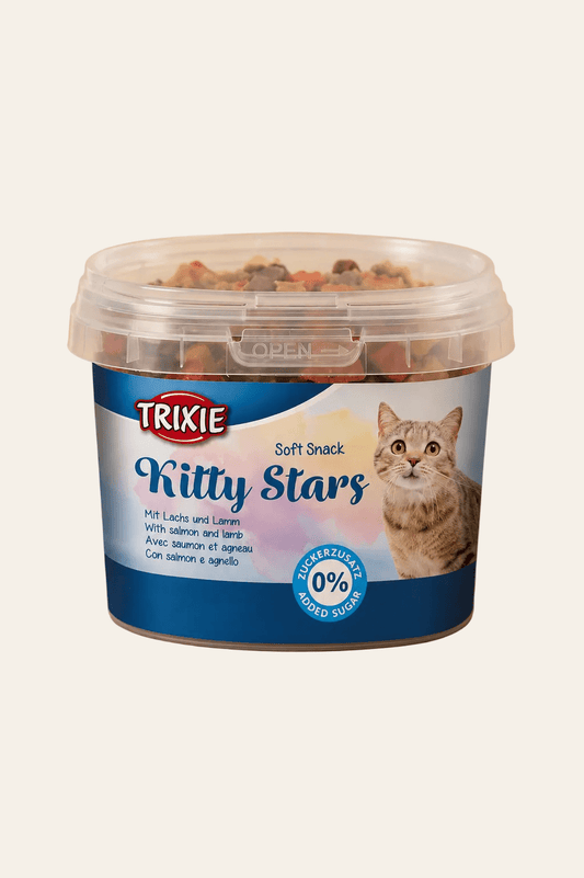 Trixie soft snack kitty stars met zalm & lam 140 g