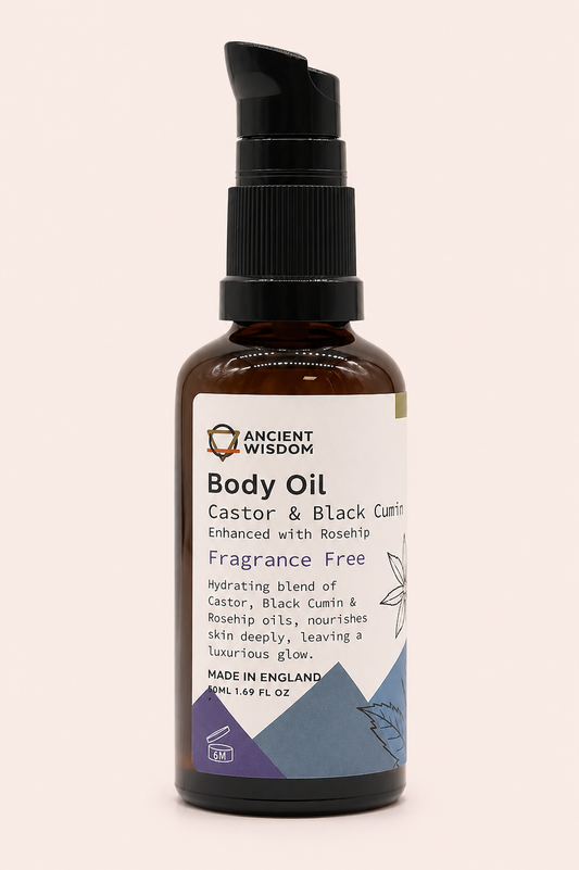 Biologische bodyolie met rozenbottel zonder parfum