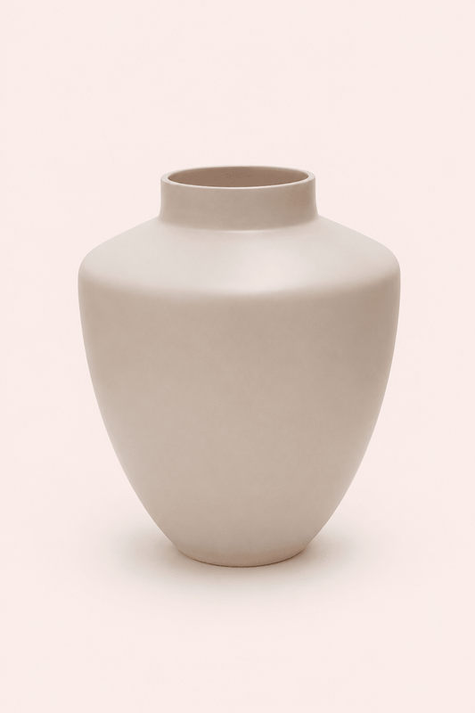 Florero Tugela marfil mate