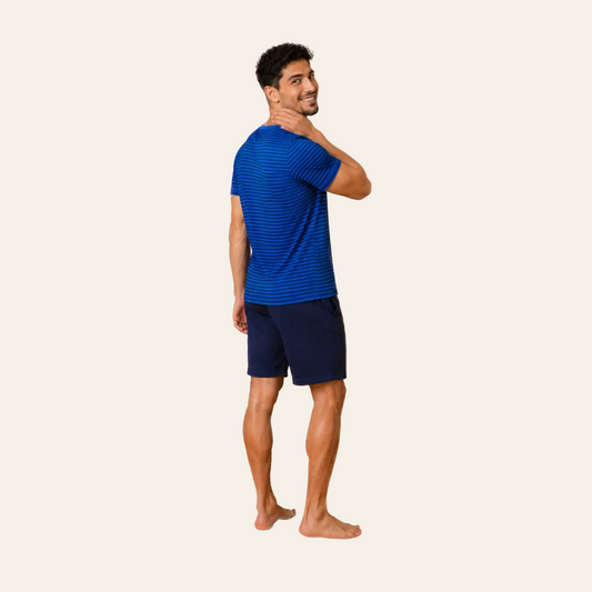 Marine luxe heren shortama