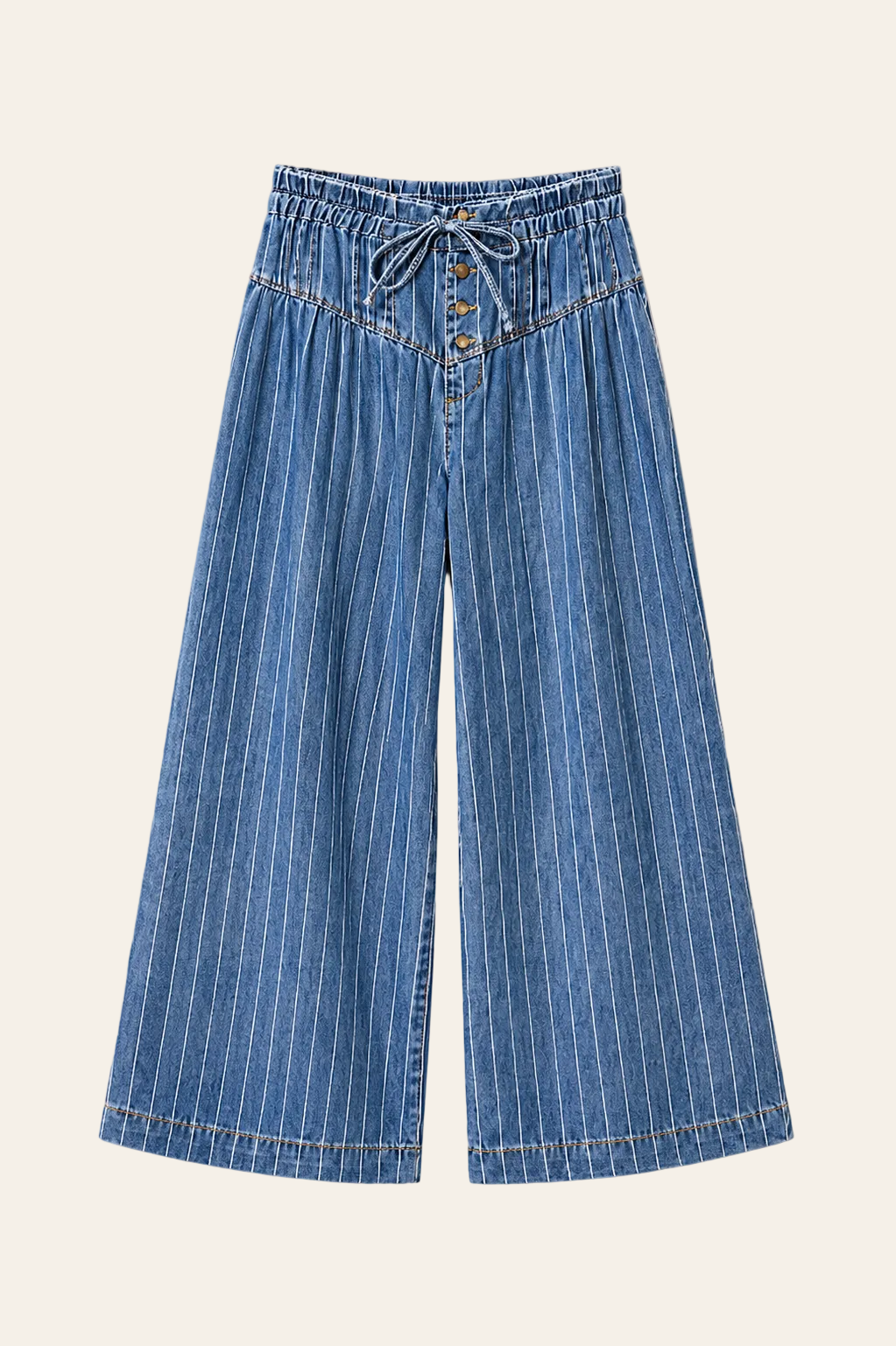 Jeans met wijde pijpen