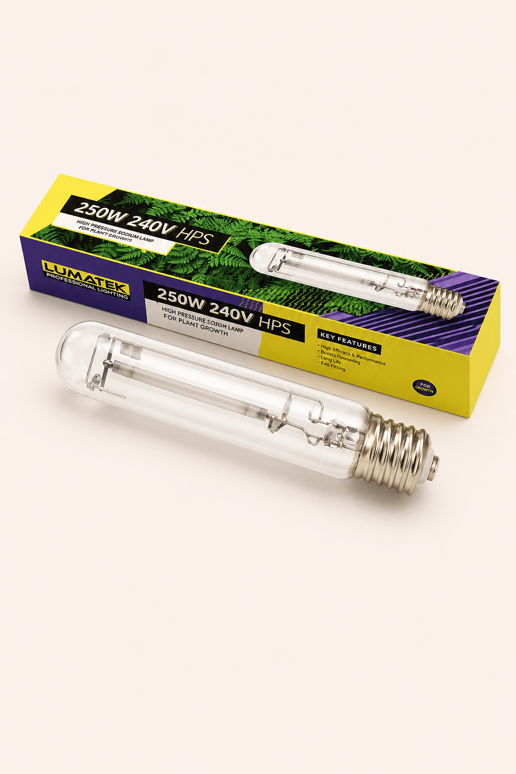 HPS Lamp Lumatek Dual 250w, 240 Volt LUMATEK