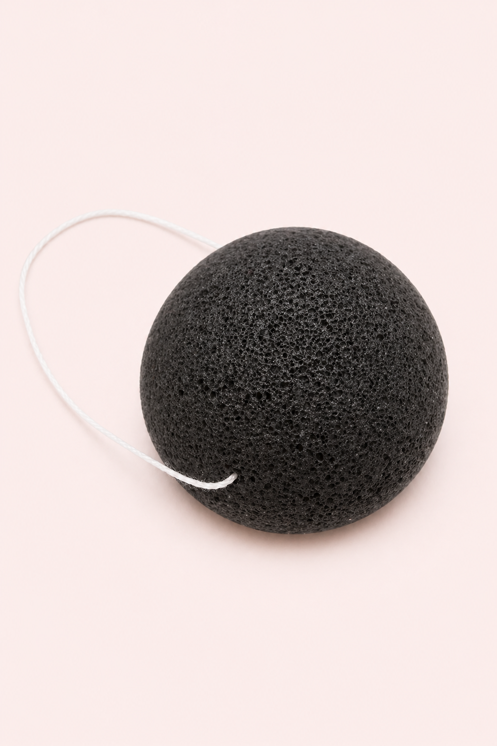 Konjac spons houtskool