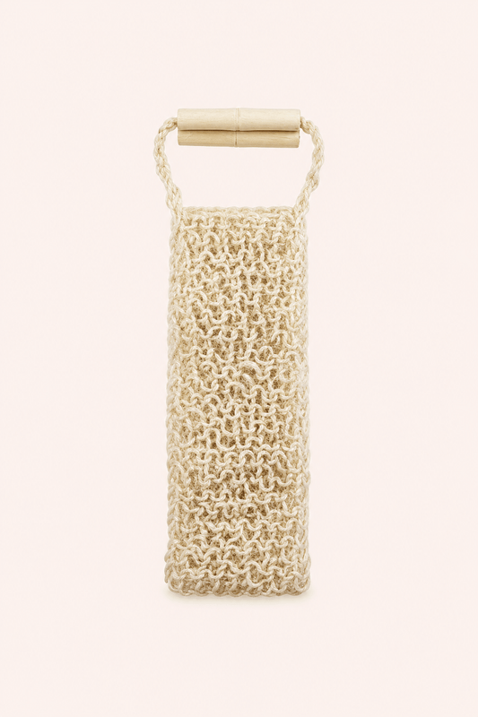 Exfoliante para la espalda grueso y elástico natural