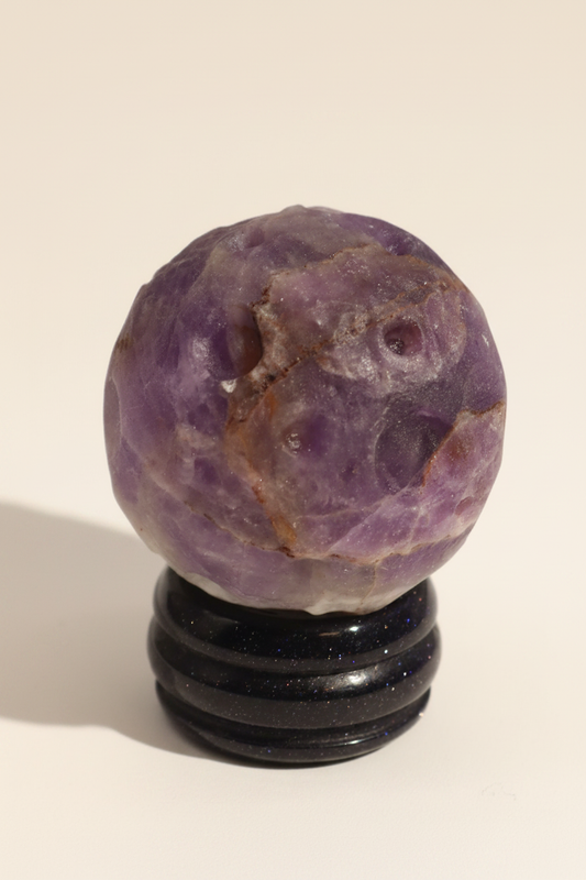 Amethyst Crystal Sphere on Stand