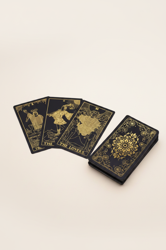 Black Gold Tarot Cards Standard