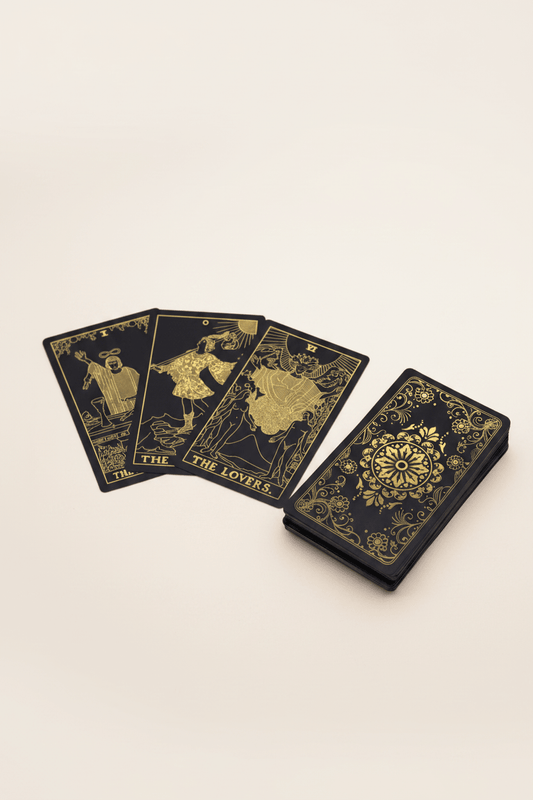 Black Gold Tarot Cards Standard