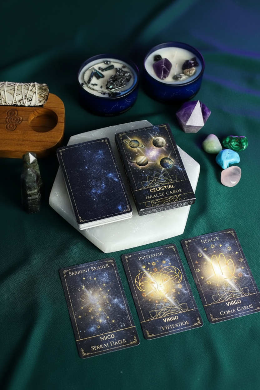 Celestial Energy Atlas Oracle Cards - Spiritual Deck – LM Group
