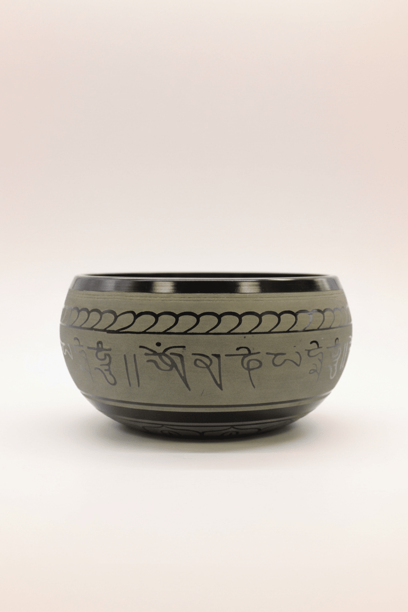 Dark Grey Tibetan Singing Bowl
