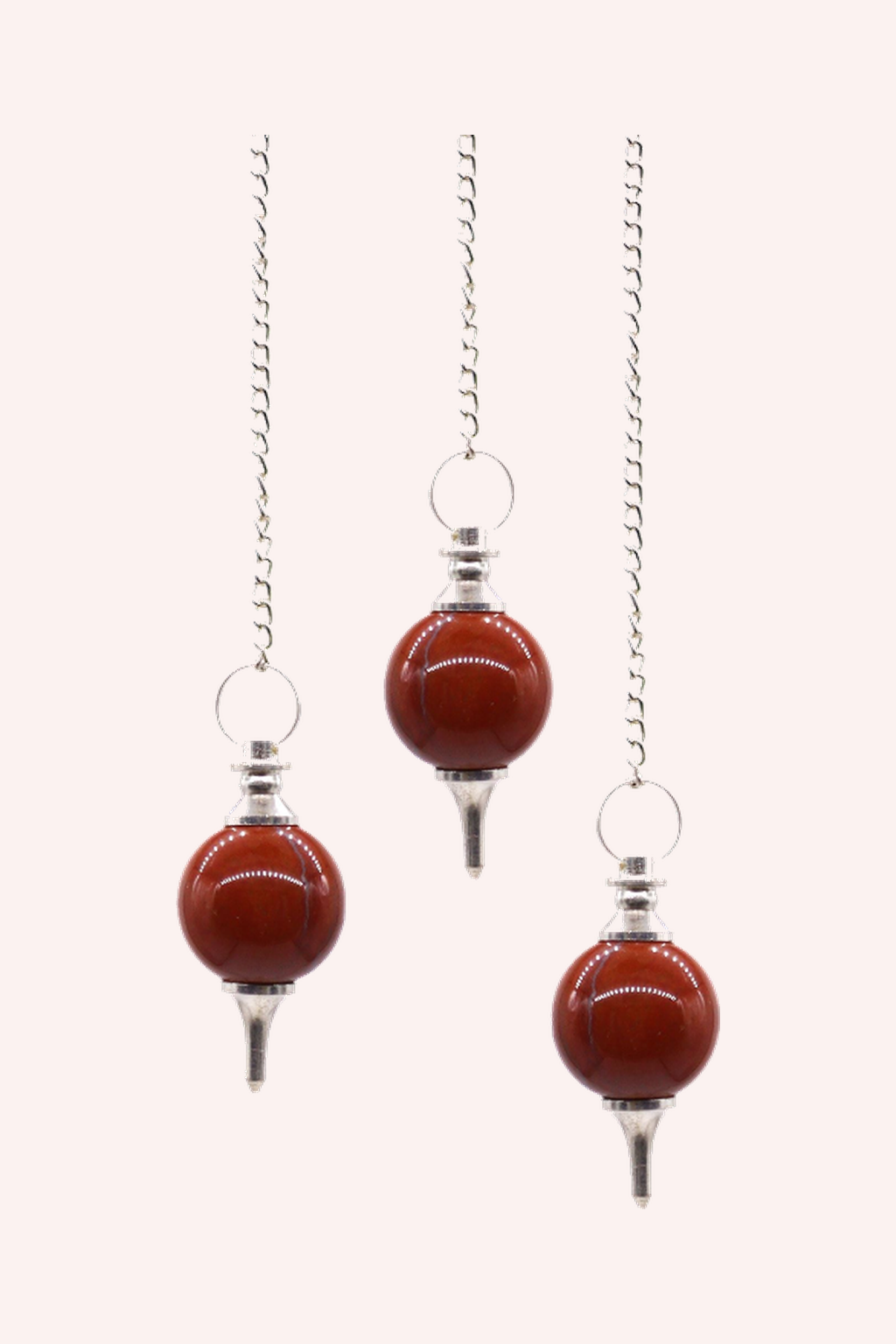 Sphere Pendulums - Red Jasper