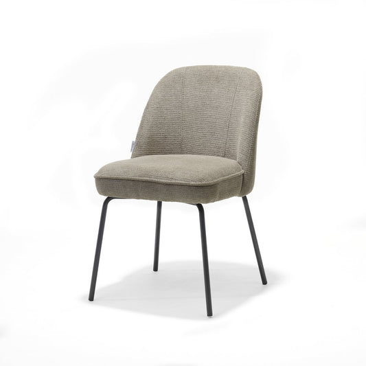Comfortabele stoel in beige bekleding