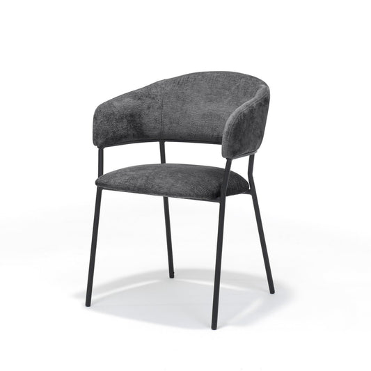 Comfortabele armstoel in harmony antraciet