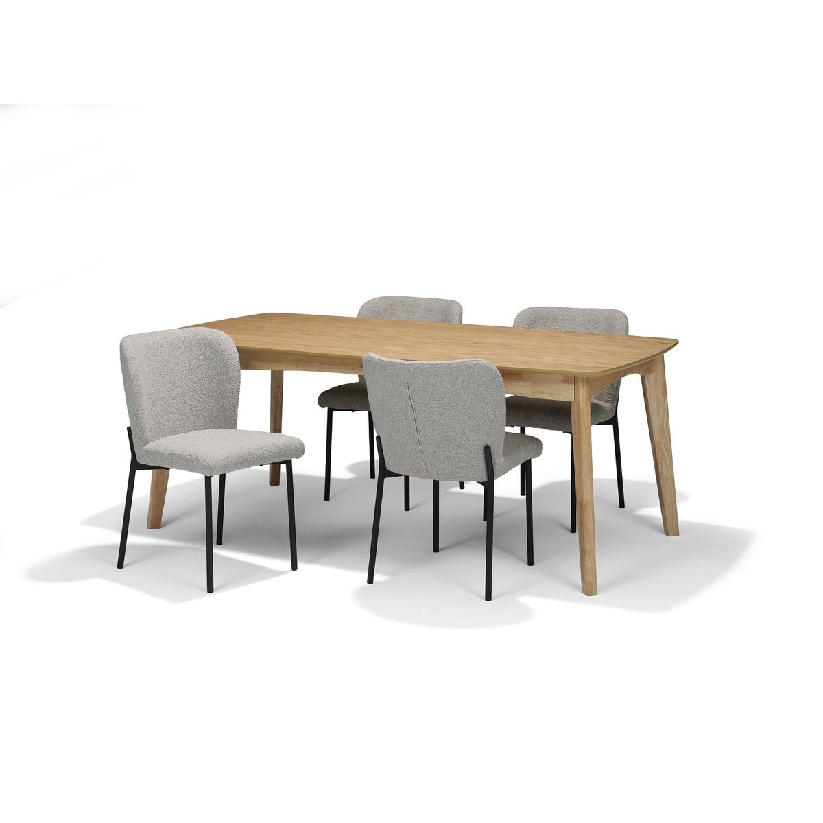 Comfortabele stoel Ventura in teddy natural