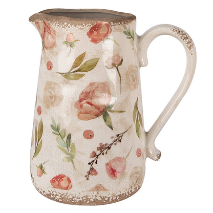 Keramieke decoratiekan in landelijke stijl