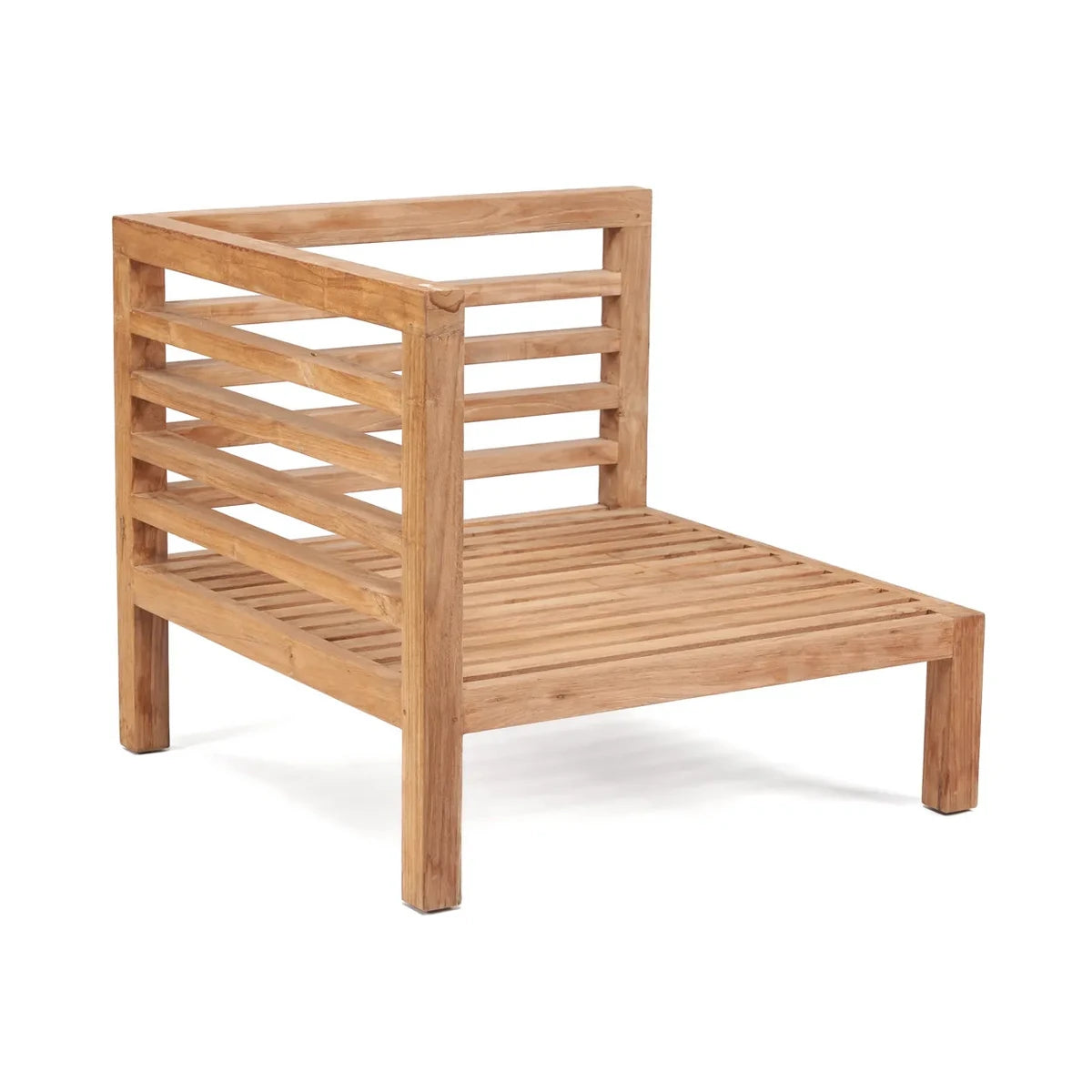 Moyo modulaire hoeksofa links in teakhout