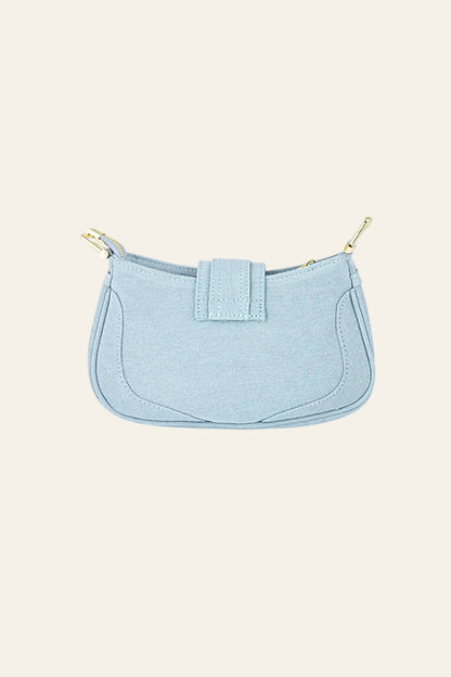 Gekleurde tas met gesp detail