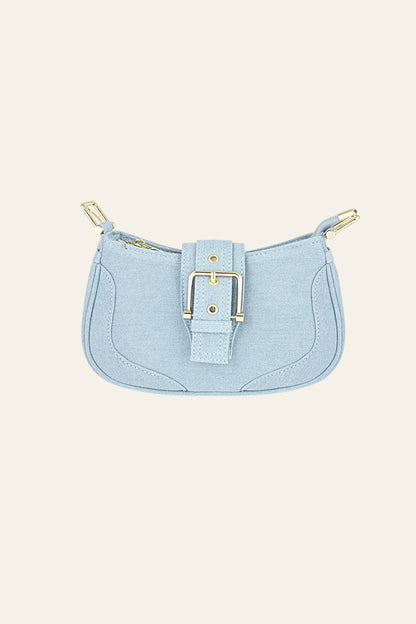 Gekleurde tas met gesp detail