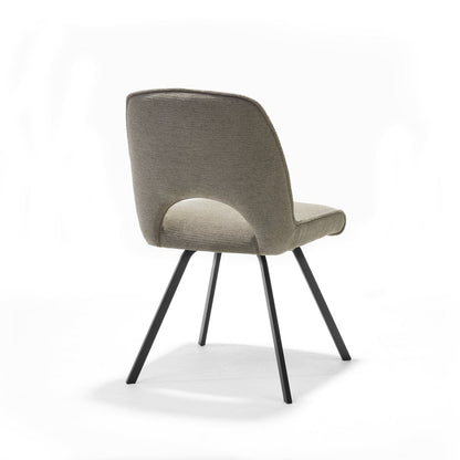 Comfortabele stoel in beige bekleding