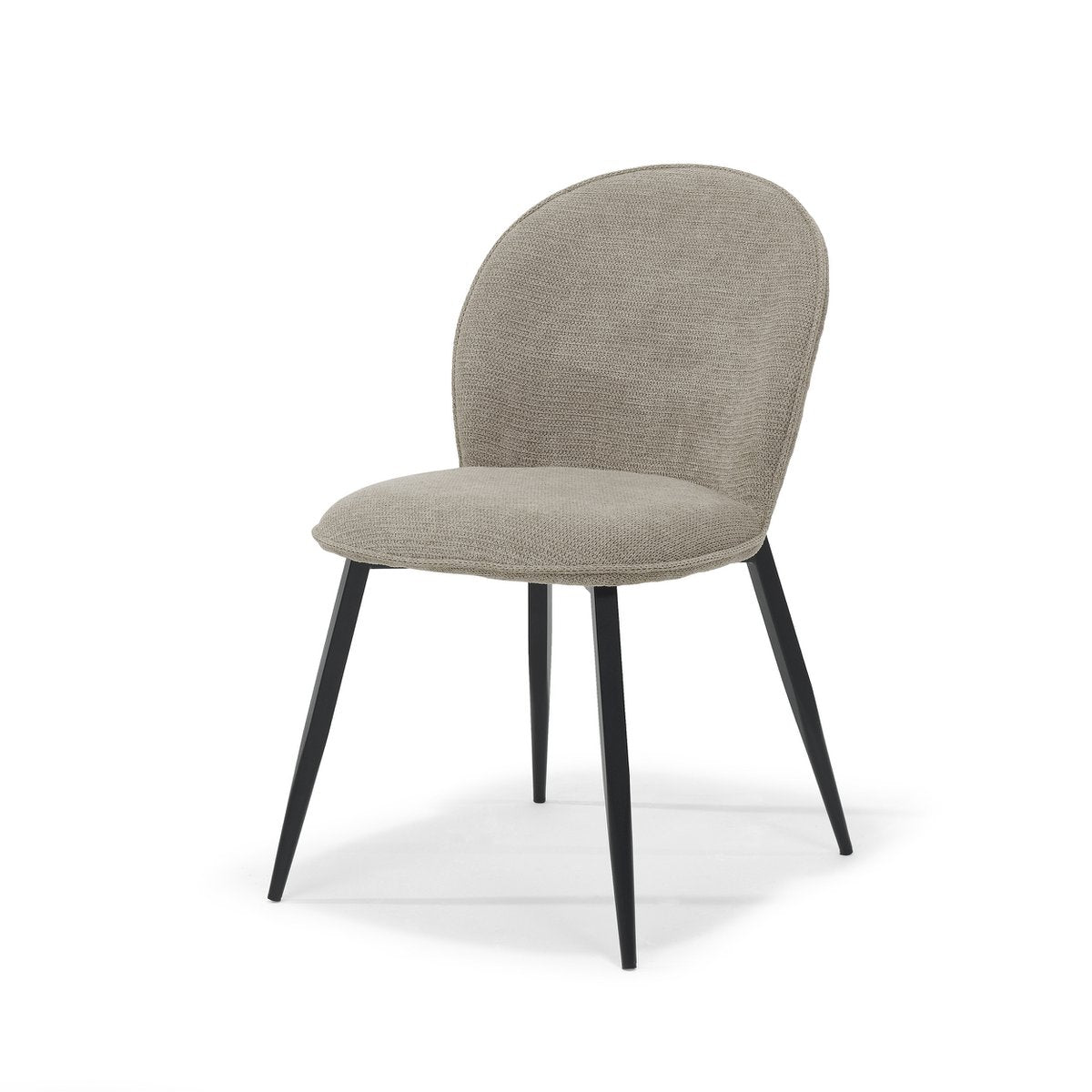 Comfortabele stoel in beige bekleding