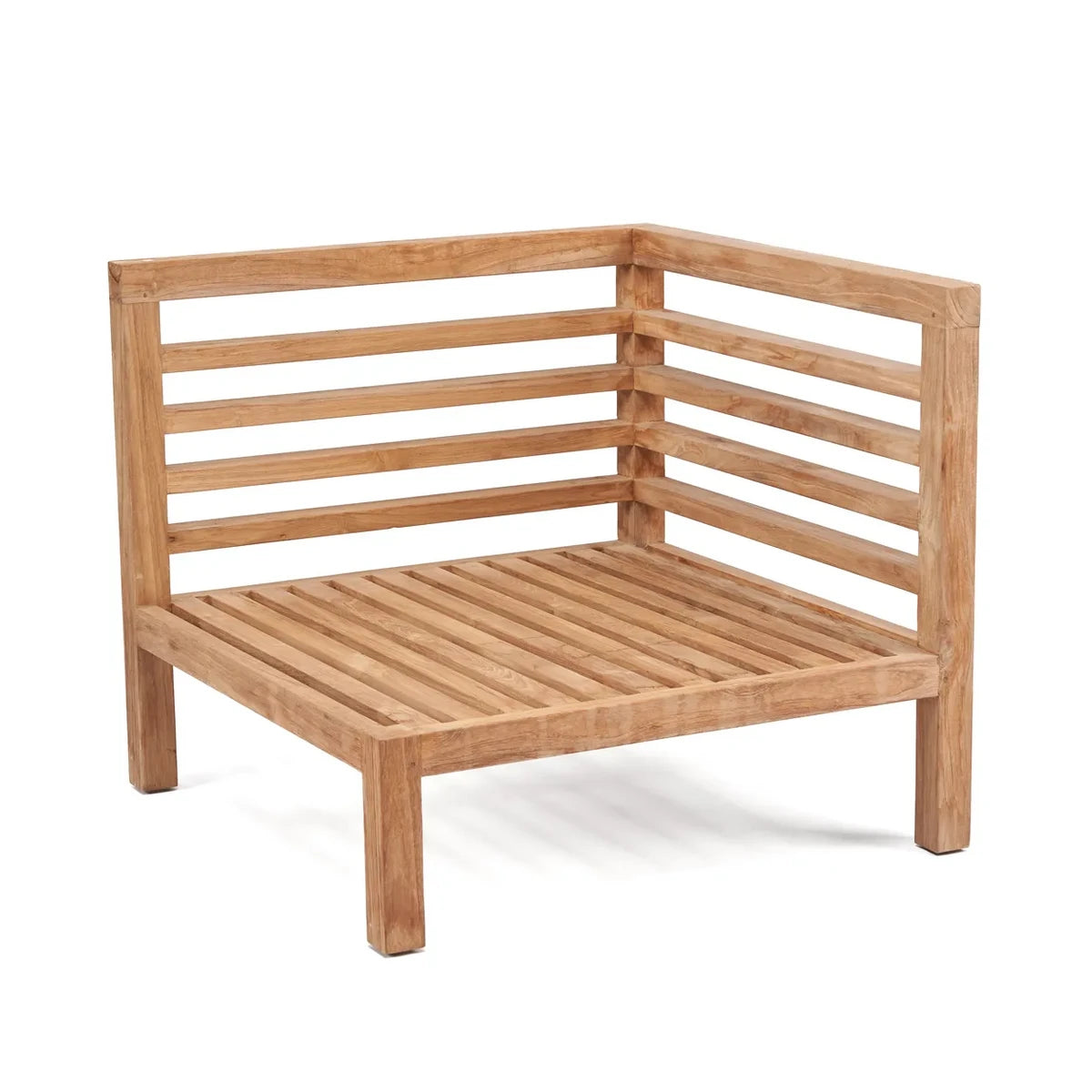 Moyo modulaire hoeksofa links in teakhout