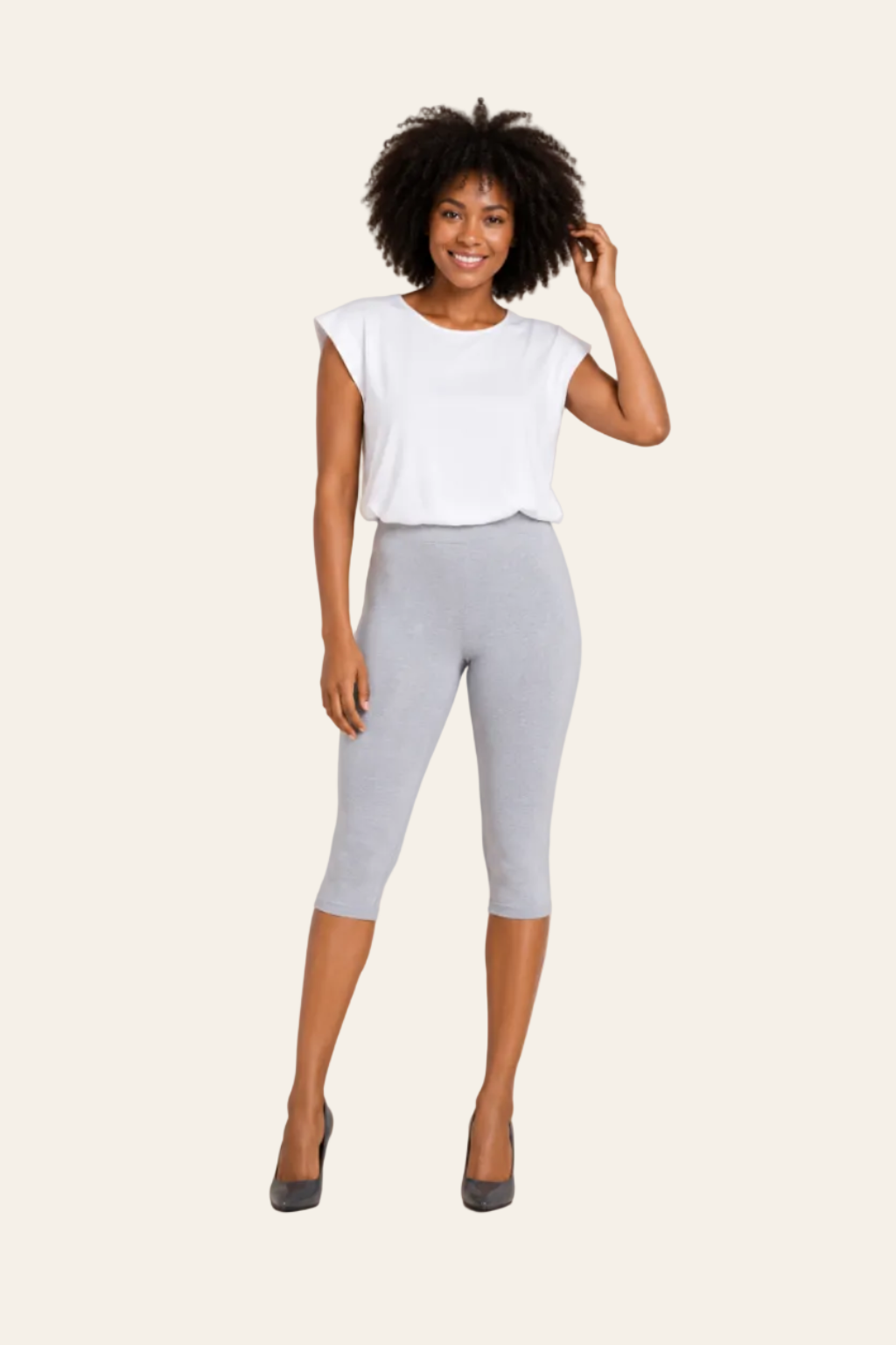 Viscose top met kimonomouwen