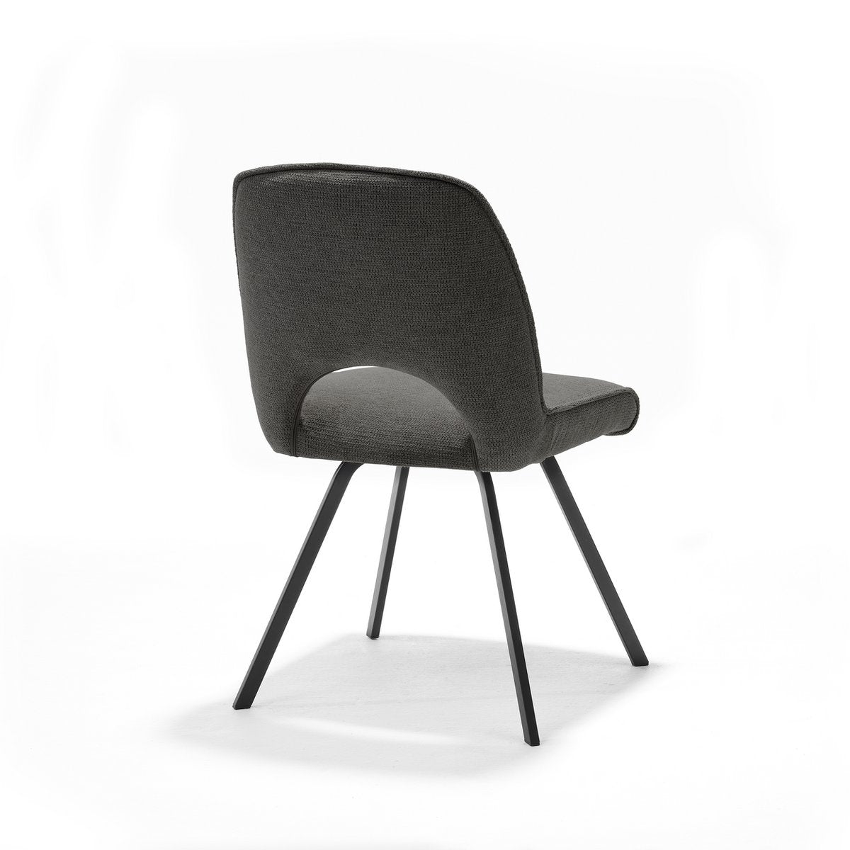 Comfortabele stoel in antraciet bekleding